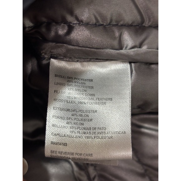 Andrew‎ Marc Premium Down Quilted Packable Navy Hooded Full Zip Puffer Jacket S - Picture 8 of 12